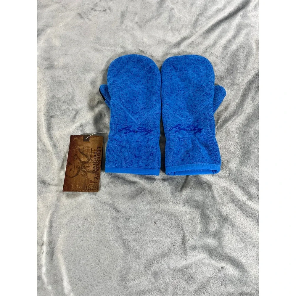 Legendary‎ Whitetails Blue Beanie One Size and Mittens Small Set NWT
